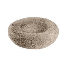 Arlee Warmly Shaggy Donut Taupe 28 x 28 x 8 Inch