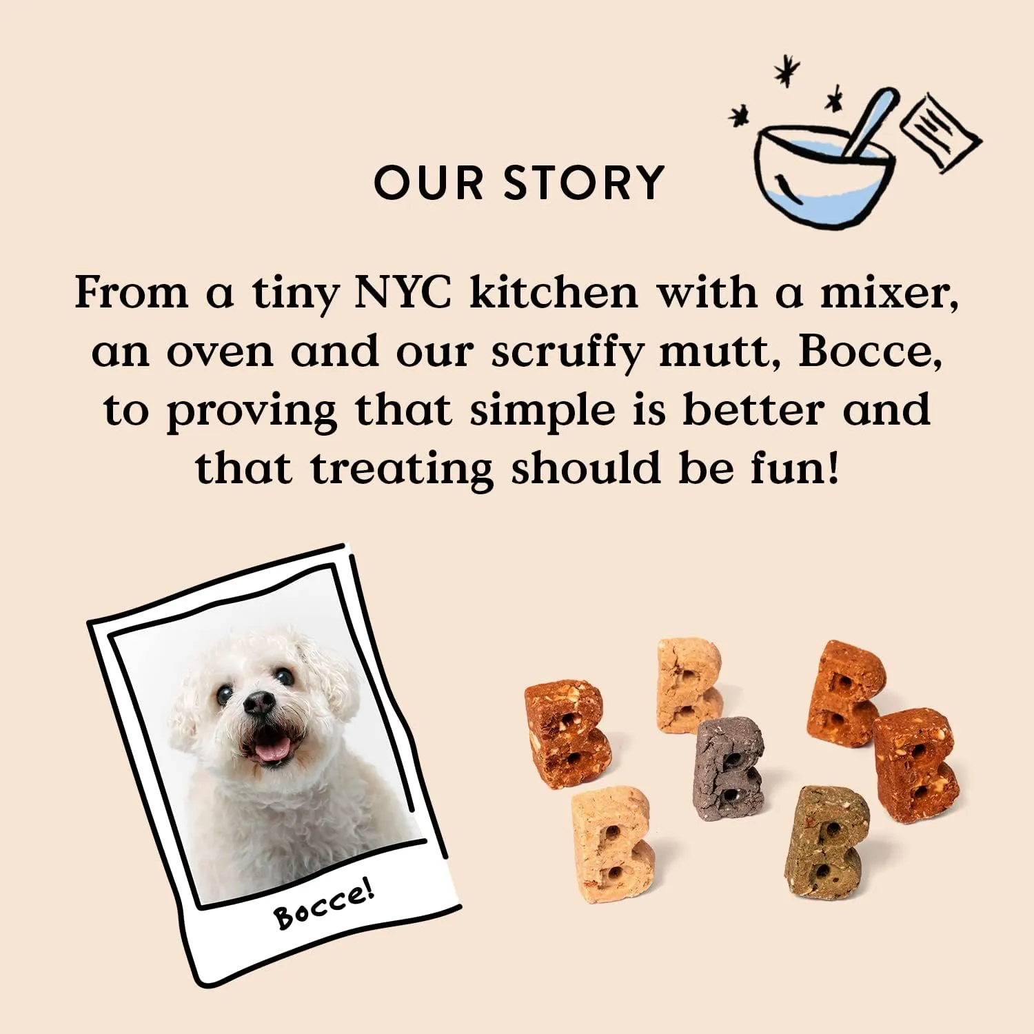 Bocce's Bakery Bac'N Nutty Training Treats for Dogs, Wheat-Free Dog Treats, Made with Real Ingredients, Baked in The USA, All-Natural & Low Calorie Training Bites, PB & Bacon Recipe, 6 oz