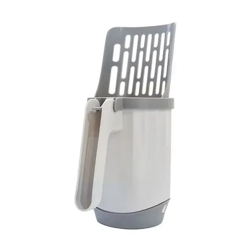 Cat Litter Shovel Scoop with Refill Bag Cat Litter Box Cleaning