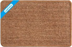 Cat Scratching Mat, Natural Sisal Mat, Cats Scratch Furniture Protector, Horizontal Cat-Floor Scratching Pad Rug, Protect Carpets and Sofas (14.9x23.6 inch, Brown)