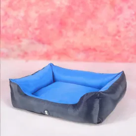 Chew Proof and Water repellent Lounger Dog Bed - Blue