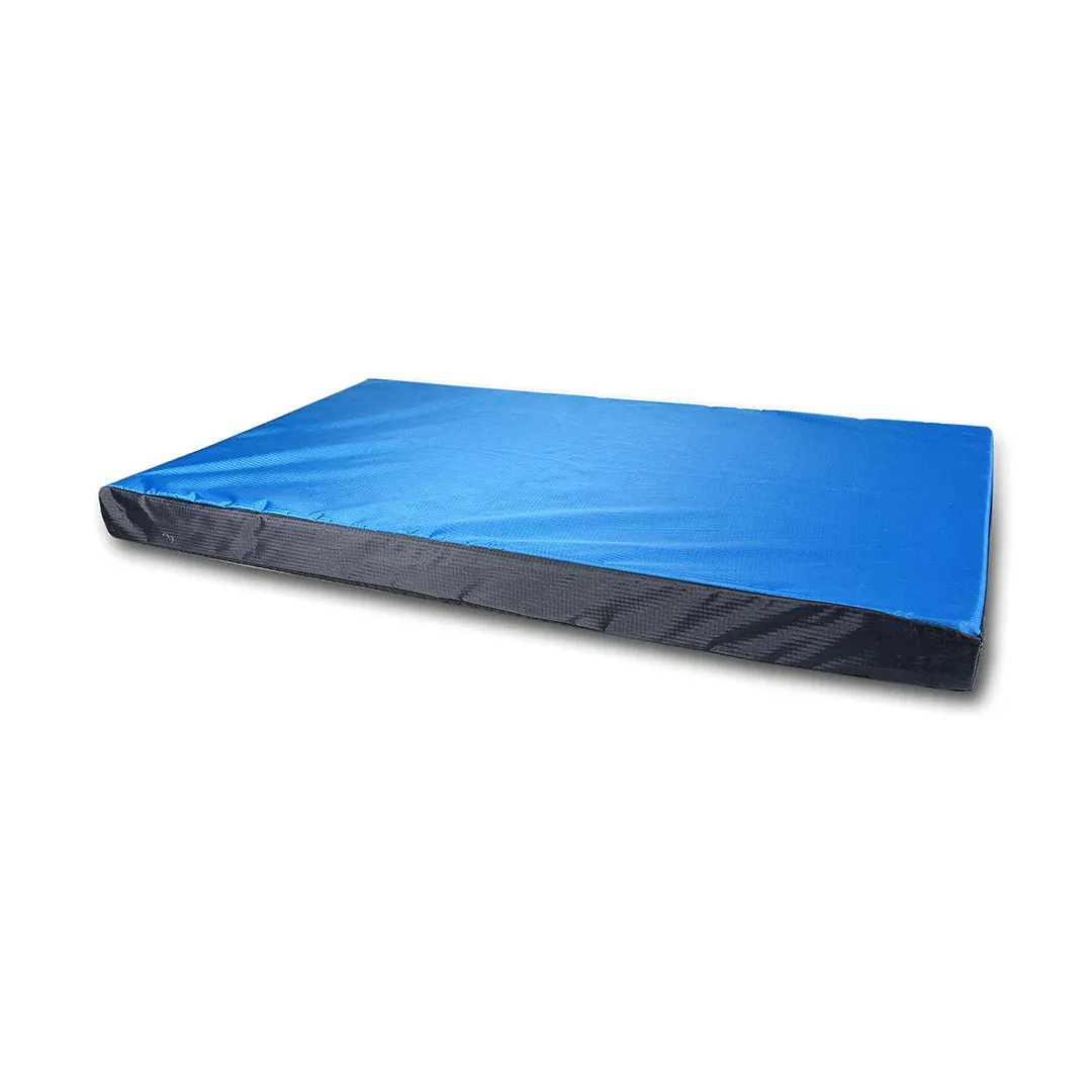 Chew Proof and Water repellent Mattress Dog Bed - Blue