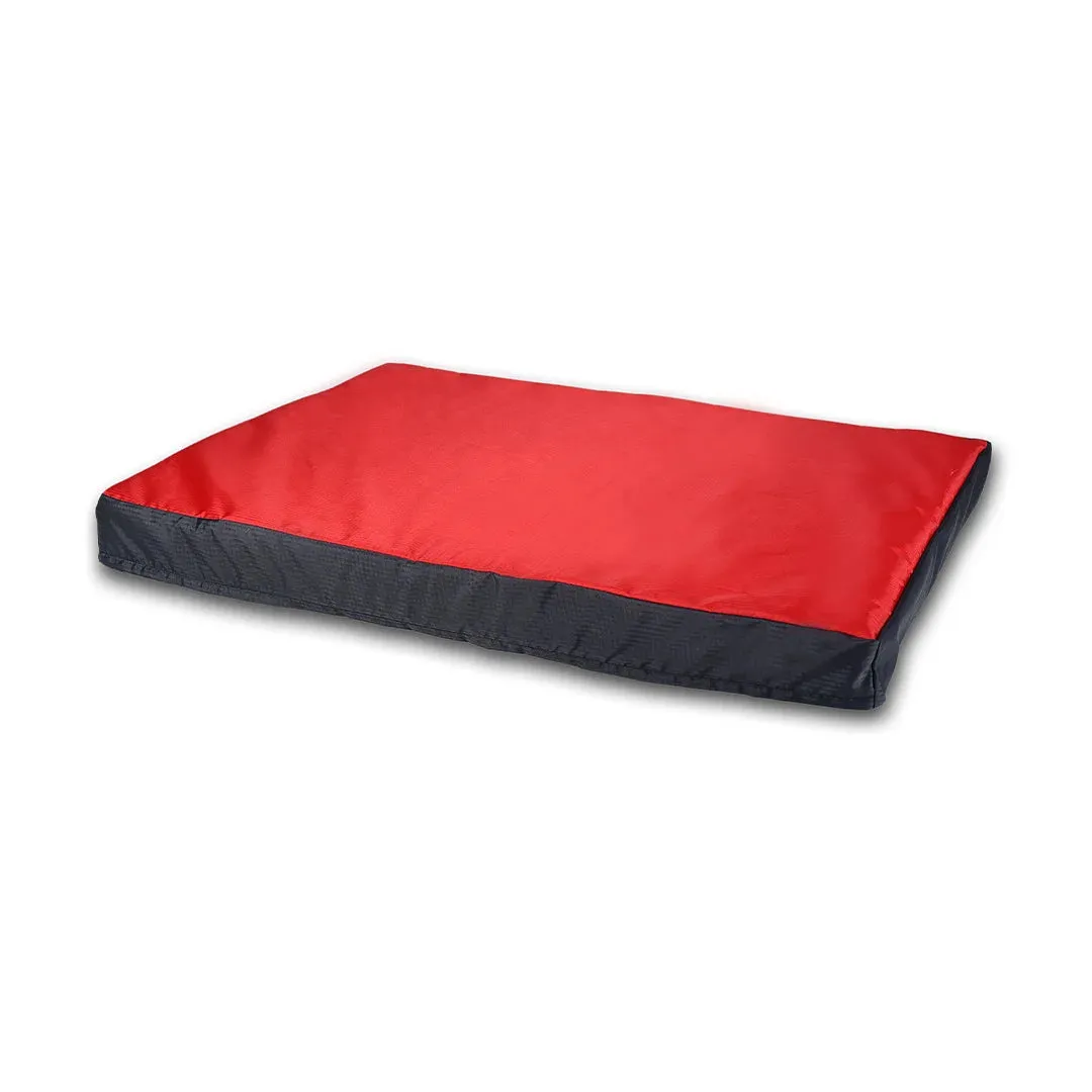 Chew Proof and Water repellent Mattress Dog Bed - Red