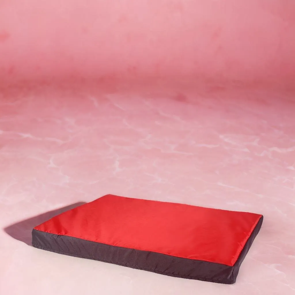 Chew Proof and Water repellent Mattress Dog Bed - Red