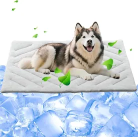 Dog Cooling Mat Self Coolings Foldable Cooling Pad for Dog in Summer Coolings Mat for Dogs and Cats Machine Washable (X-Large)