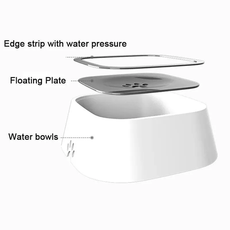 Dog Floating Non Spill Drinking Water Bowl Dispenser