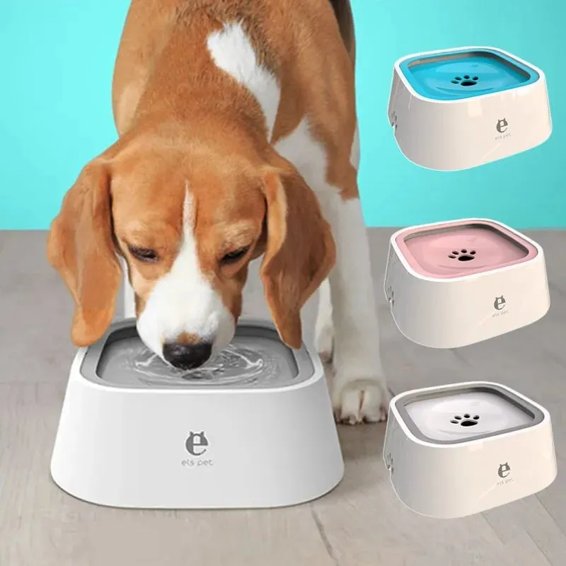 Dog Floating Non Spill Drinking Water Bowl Dispenser