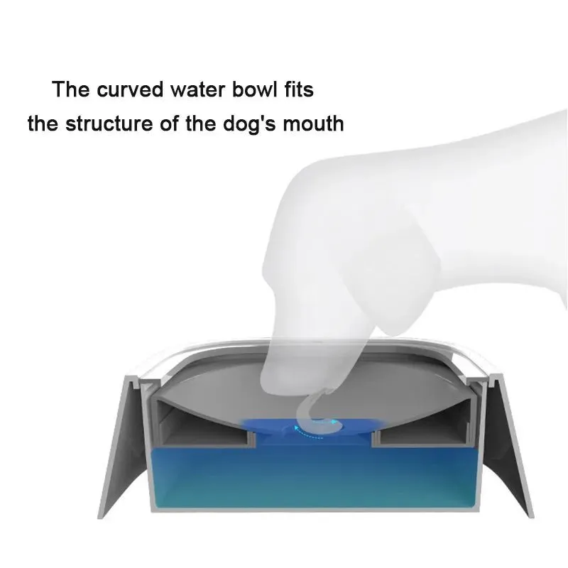 Dog Floating Non Spill Drinking Water Bowl Dispenser