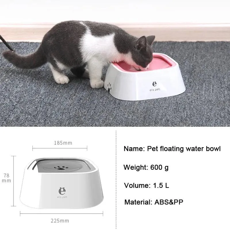 Dog Floating Non Spill Drinking Water Bowl Dispenser