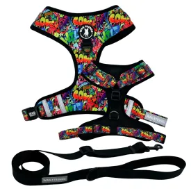 Dog Harness and Leash Set | Street Graffiti
