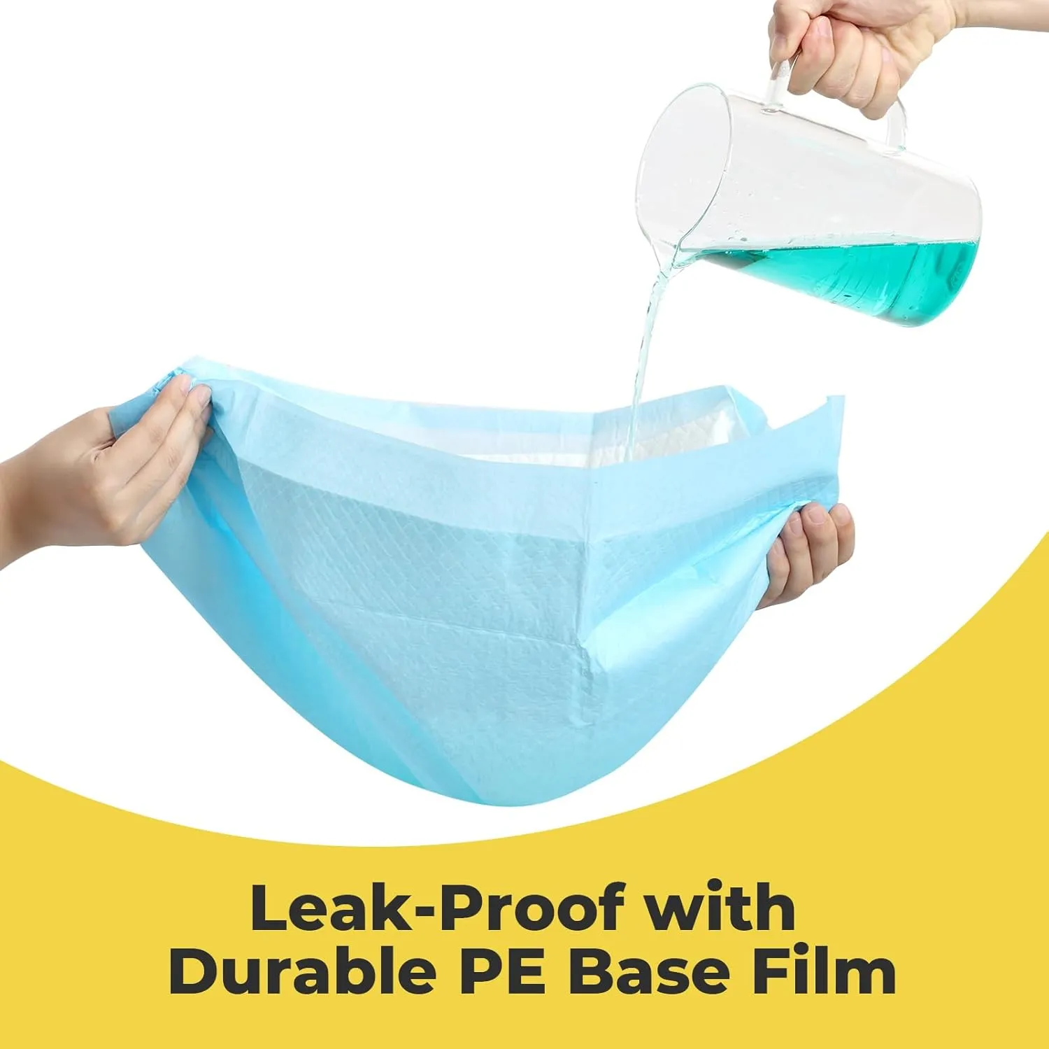 Dog Pee Pads: Super Absorbent & Leak-Proof Puppy Pads - Thicken Disposable Dog Training Pads Potty Pads for Dogs - Pee Pads for Doggie Cats Rabbits Quick Dry 22''x22'' Pack of 100