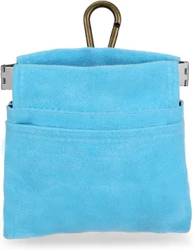 Dog Treat Pouch, Auto Closing Pet Treat Pouch with Magnetic Buckle Hand Free Dog Walking Bag Portable Doggy Training Treats Bag for Puppy Travel or Outdoor Use, Blue