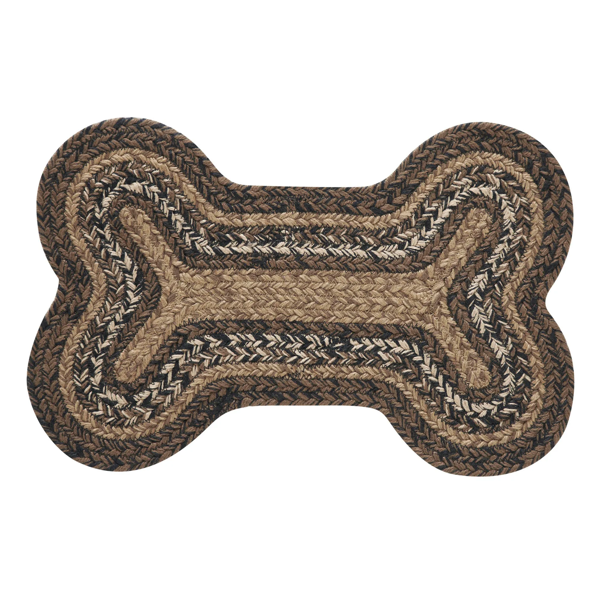 Espresso Indoor/Outdoor Small Bone Rug