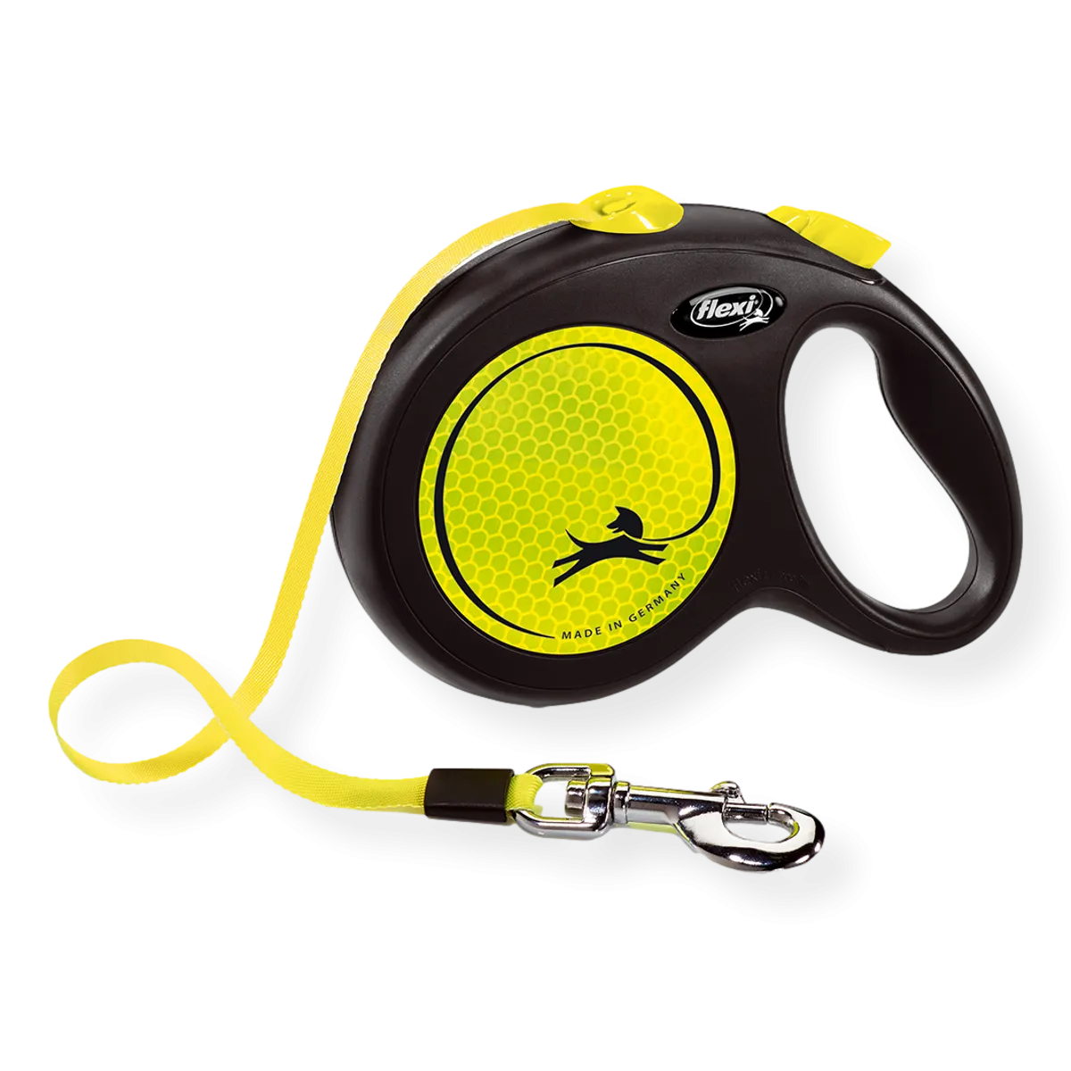 Flexi Neon Retractable Tape Dog Lead Large 5m