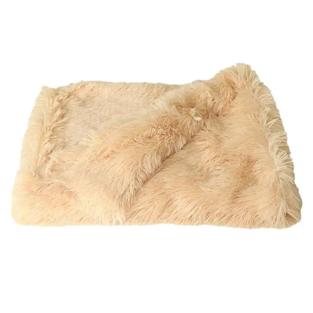 Fluffy Flannel Pet Bed, Warm Blanket or Cushion Mat (Eco-Friendly)
