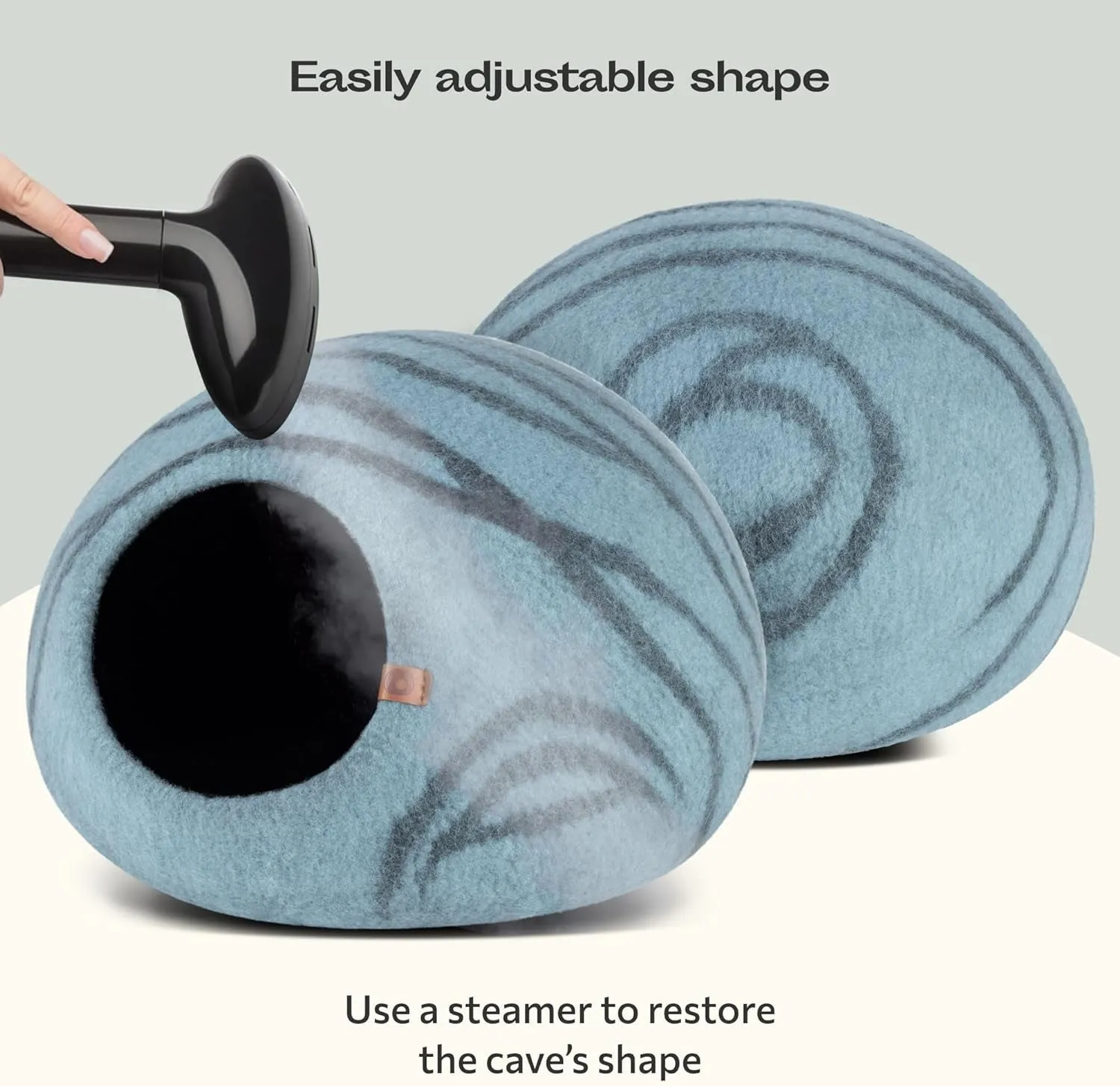 Handmade Round Cave Cat Bed