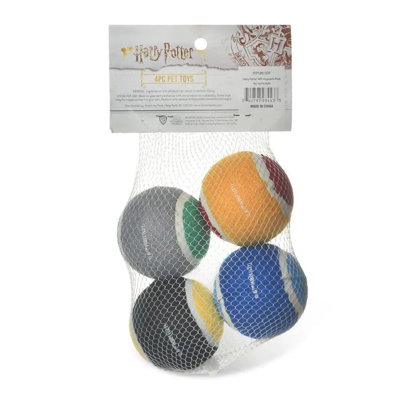 Harry Potter Hogwarts Tennis Ball Dog Toy (4Pcs)