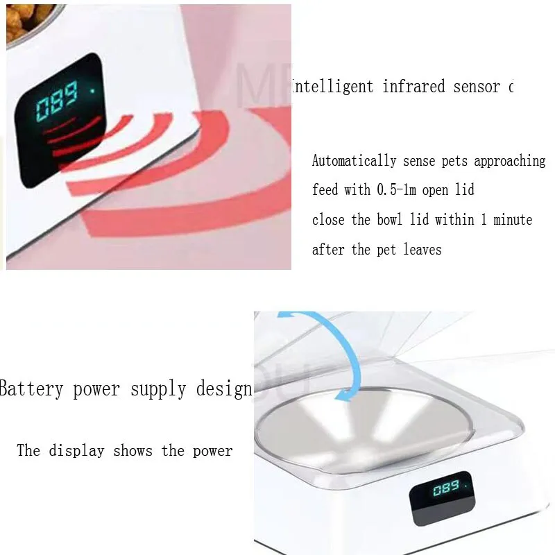 Infrared Sensor Pet Feeder
