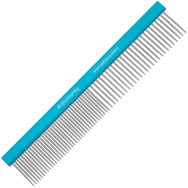 Limited Edition 7.5" Regular Blue 50/50 Comb by PetStore.Direct