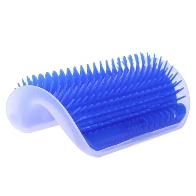 MerryBIY Cats Brush Corner Cat Massage Self Groomer Comb Brush Cat Rubs the Face with a Tickling Comb Cat Product