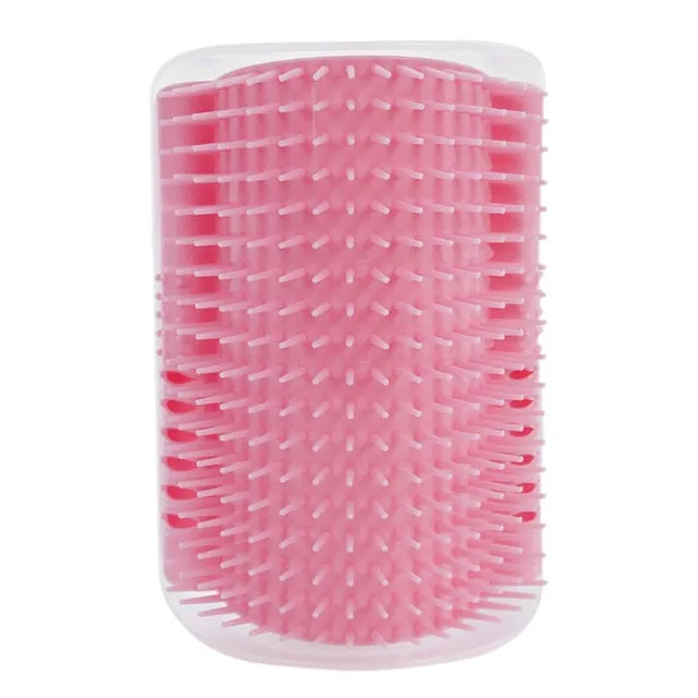 MerryBIY Cats Brush Corner Cat Massage Self Groomer Comb Brush Cat Rubs the Face with a Tickling Comb Cat Product