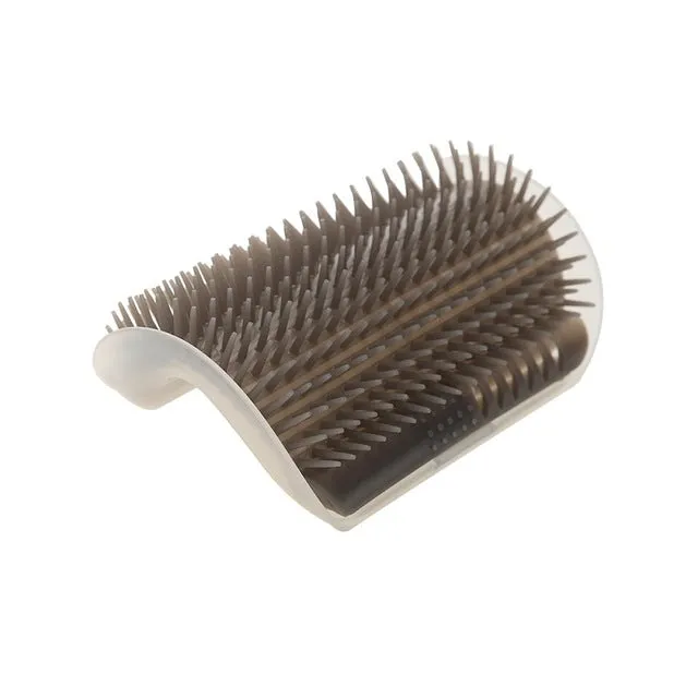 MerryBIY Cats Brush Corner Cat Massage Self Groomer Comb Brush Cat Rubs the Face with a Tickling Comb Cat Product