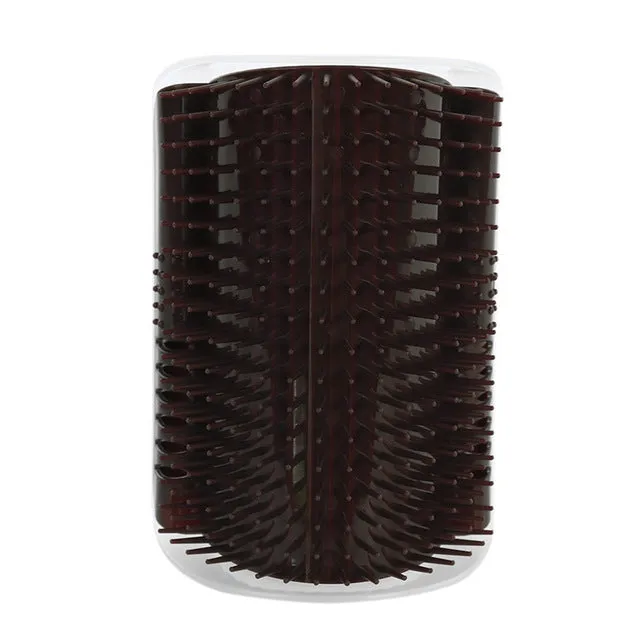 MerryBIY Cats Brush Corner Cat Massage Self Groomer Comb Brush Cat Rubs the Face with a Tickling Comb Cat Product