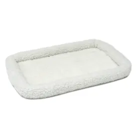 MidWest Homes for Pets QuietTime Bolster Dog Bed White 18in X 24in
