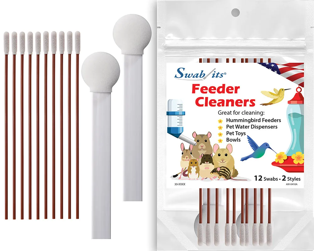(NEW) Swab-its Feeder Cleaners - Retail Cleaning Swabs for Hummingbird Feeders and More: 87-8212