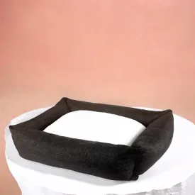 Orthopedic Lounger Dog Bed - Black
