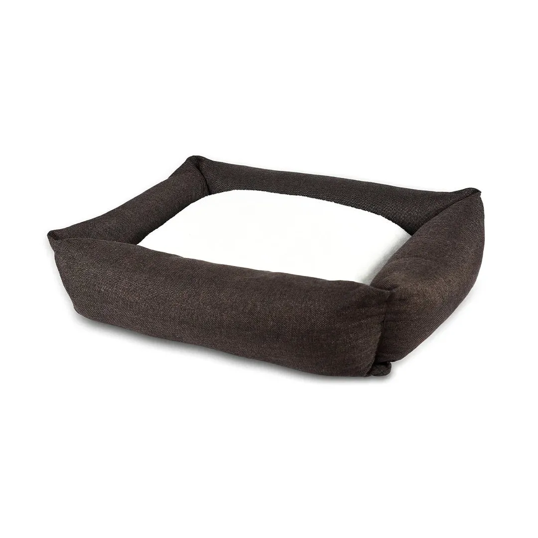 Orthopedic Lounger Dog Bed - Brown
