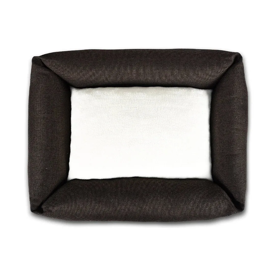 Orthopedic Lounger Dog Bed - Brown