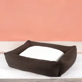 Orthopedic Lounger Dog Bed - Brown