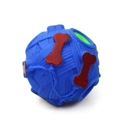 PAWS ASIA Custom Dog Treat Toy Eco Friendly Vinyl Feeder Leak Food Ball Toys Pet