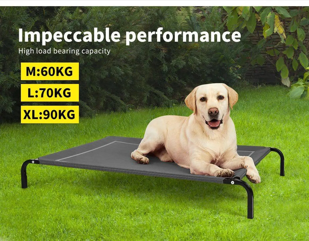 Pet Bed Dog Beds Bedding Sleeping Non-toxic Heavy Trampoline Grey L
