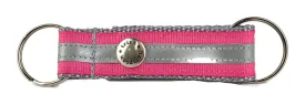 Pink Reflective Snappy Keychain - 410