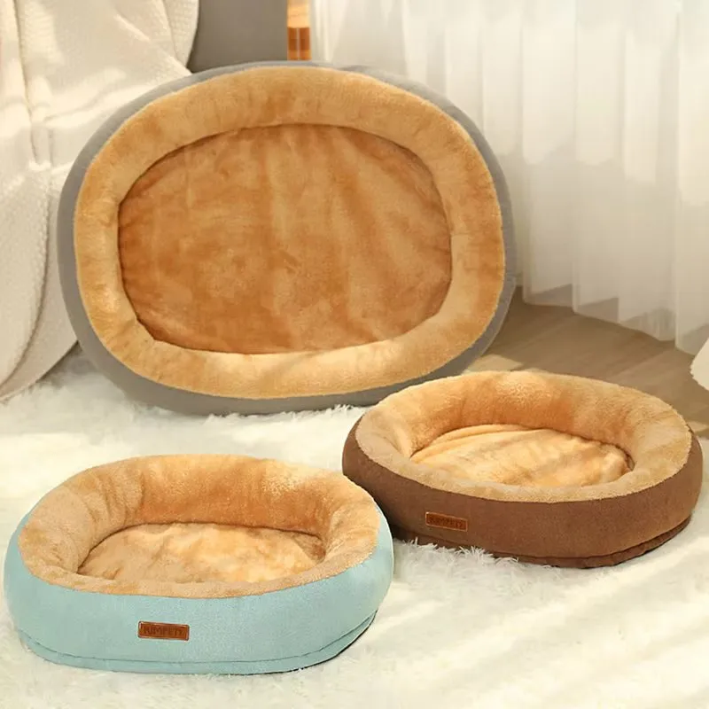 Plush Cat and Puppy Bed – Cosy Pet Lounger