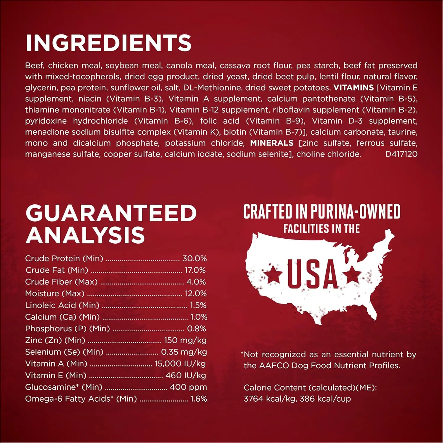 Purina ONE Grain Free Natural High Protein Dry Dog Food Formula True Instinct with Real Beef with Added Vitamins, Minerals and Nutrients - 25 lb. Bag
