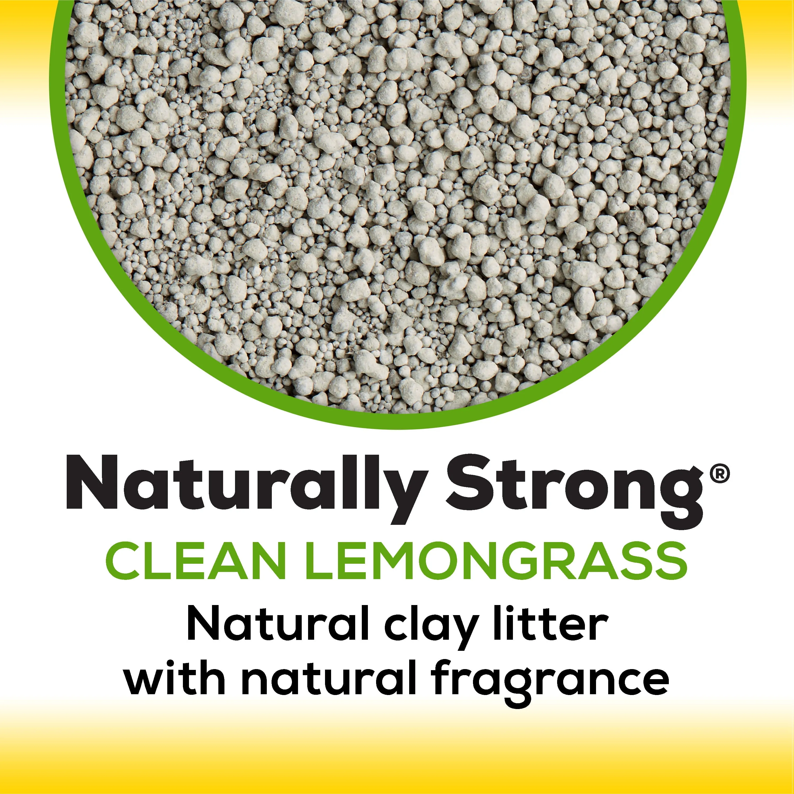Purina Tidy Cats Naturally Strong Clean Lemongrass, 20 lb
