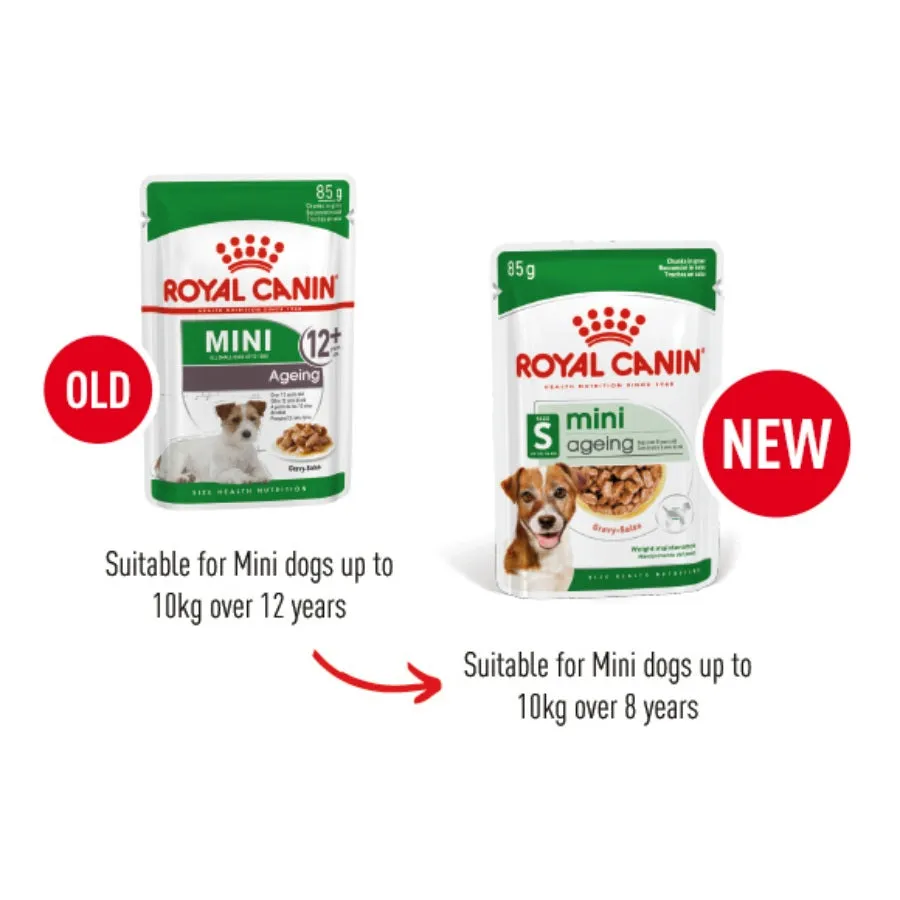 Royal Canin Mini Ageing 12 Plus Senior Wet Dog Food 12 X 85g
