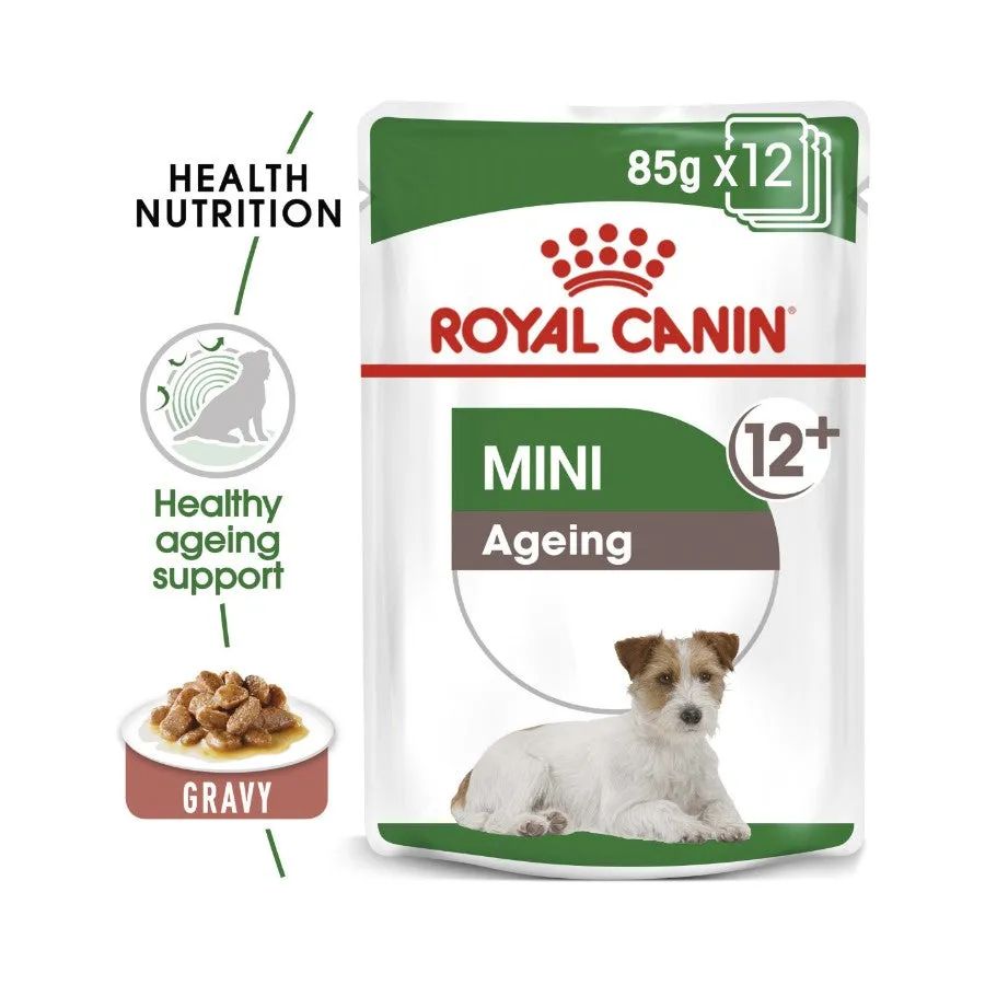 Royal Canin Mini Ageing 12 Plus Senior Wet Dog Food 12 X 85g