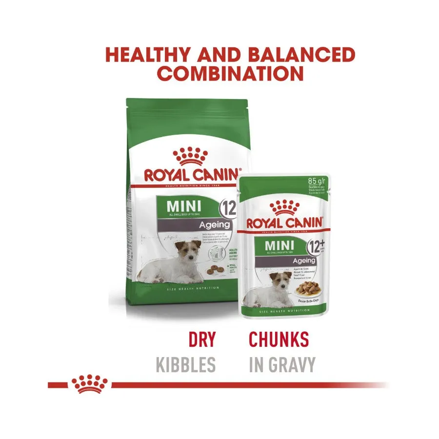 Royal Canin Mini Ageing 12 Plus Senior Wet Dog Food 12 X 85g