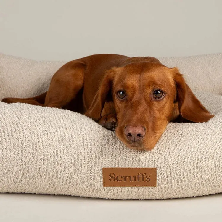 Scruffs Boucle Box Dog Bed - Ivory