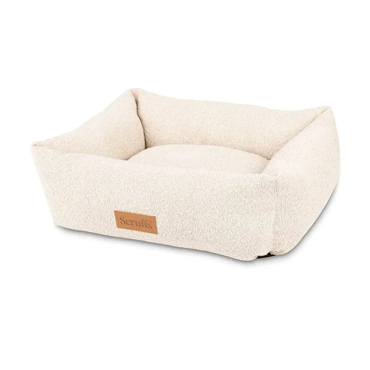Scruffs Boucle Box Dog Bed - Ivory
