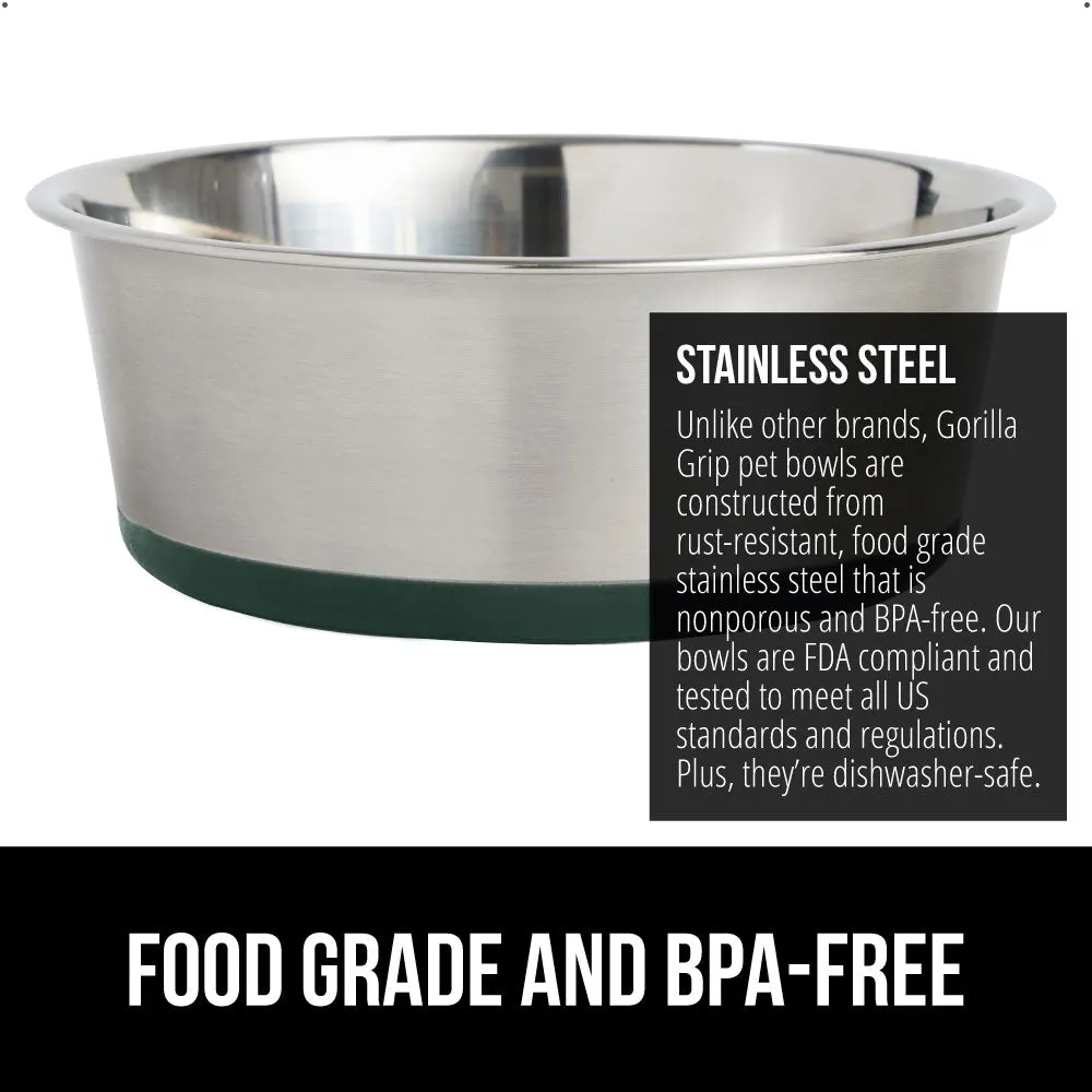 Stainless Steel Dog Bowl (Set of 2)
