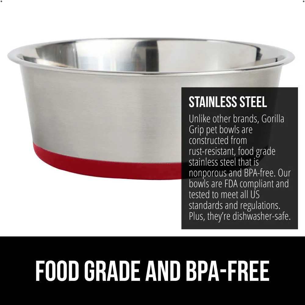 Stainless Steel Dog Bowl (Set of 2)
