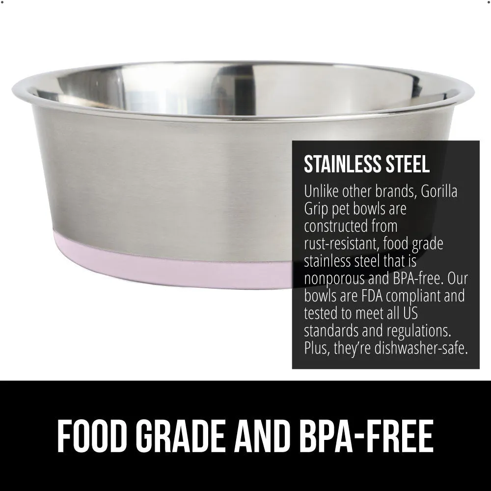 Stainless Steel Dog Bowl (Set of 2)
