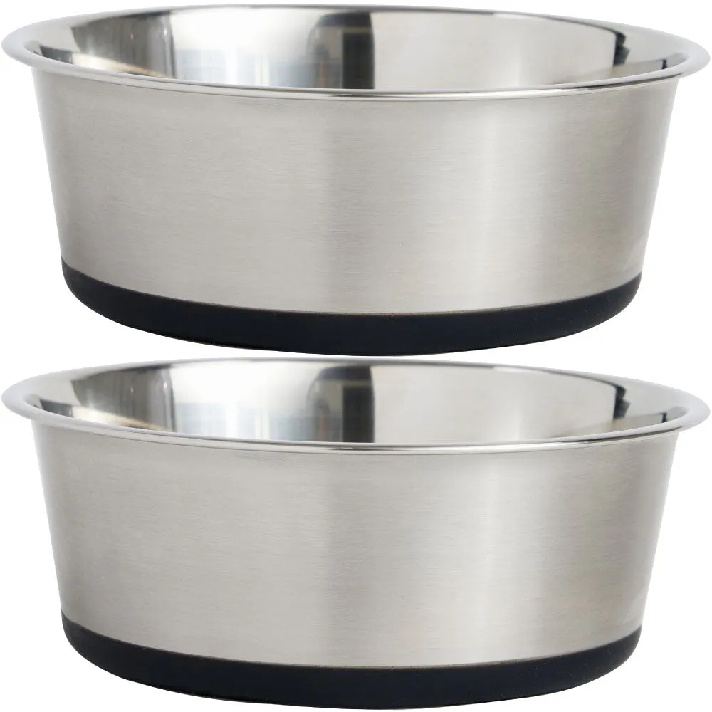 Stainless Steel Dog Bowl (Set of 2)