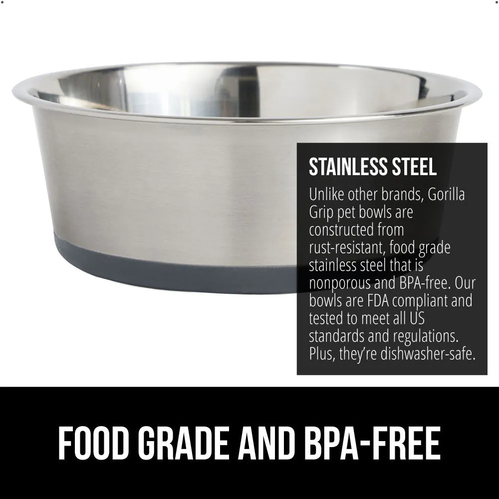 Stainless Steel Dog Bowl (Set of 2)