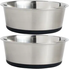 Stainless Steel Dog Bowl (Set of 2)